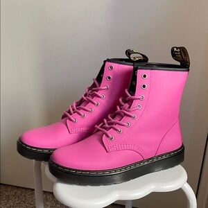 NEW Dr. Martens Bold Pink Combat Boots